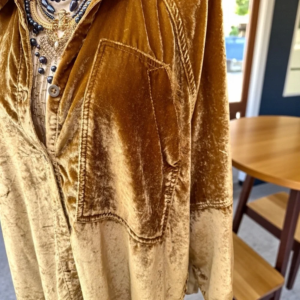 We the Free Night Sky Velvet Tunic - Picture 5 of 15